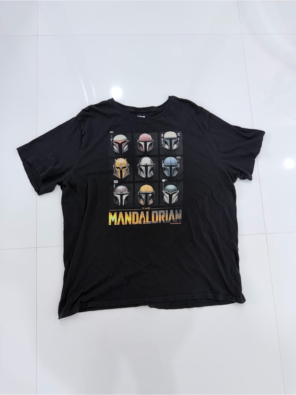 The Mandalorian Black Graphic Tee - Men's Star Wars Shirt